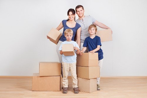 Moving items from a terraced property with narrow access in Waterloo
