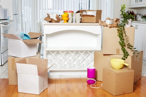 Waterloo Removals team preparing a residential move