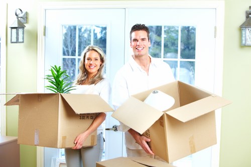 Preparing items for furniture pick-up in Waterloo