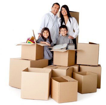 Careful movers transporting household items during same day removals